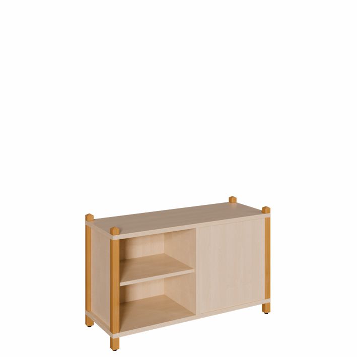 ST Raumteilerschrank 106 x 60 cm, wechselseitig offen